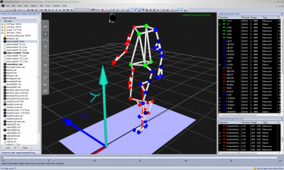 A Screenshot of our research of locomotor performance and activity distrabution