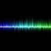 A soundwave that is colorful