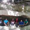 In a cave