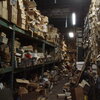 Messy Storage Room With Boxes